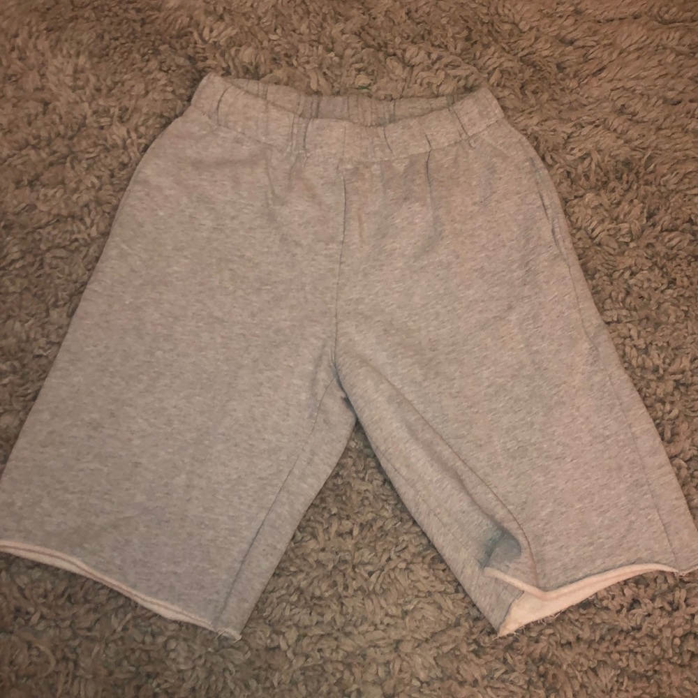 brandy melville long Gray shorts.